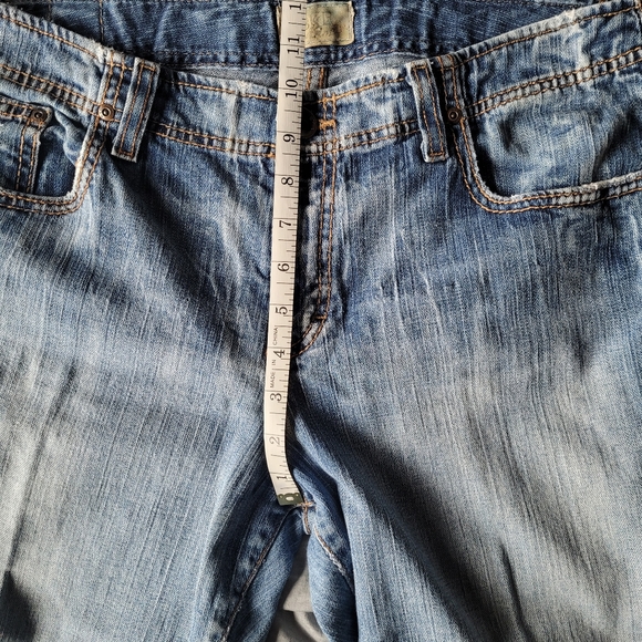 BKE Denim Distressed Crop Jeans Sz 32 - Picture 6 of 7